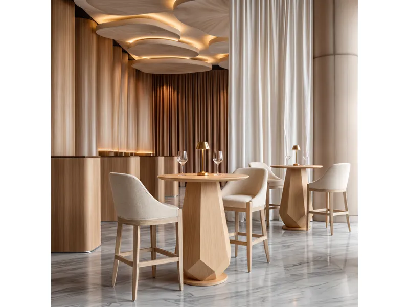 Calmo Barstool Beige 10
