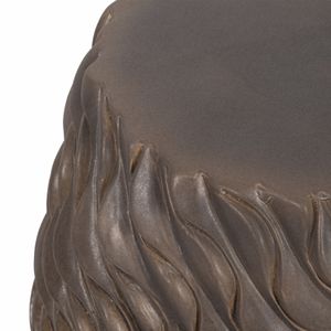 DEWEYHOLM BROWN GARDEN STOOL 20 (IN) 6