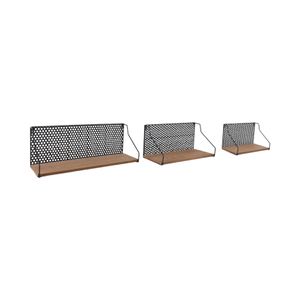 SOLHOLM SET OF 3 BROWN WALL SHELF 9 (IN) 3