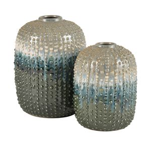 Jaffe Vase - Small Green Reactive 2