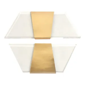 ELLENWIND SET OF 2 GOLD WALL SCULPTURES 16 (IN) 3