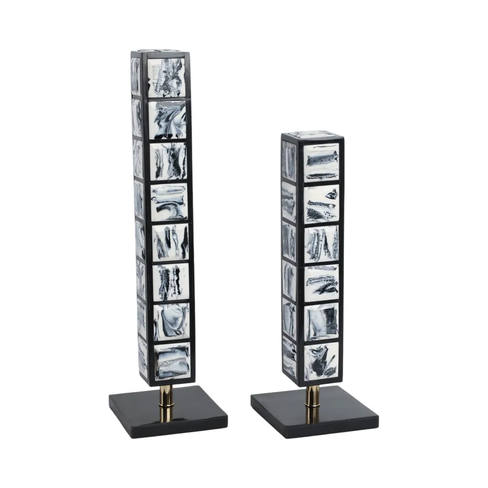 EATONHAM SET OF 2 BLACK DECOR 21 (IN)