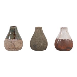 ROSEGROVE SET OF 3 IVORY VASES 5 (IN) 5