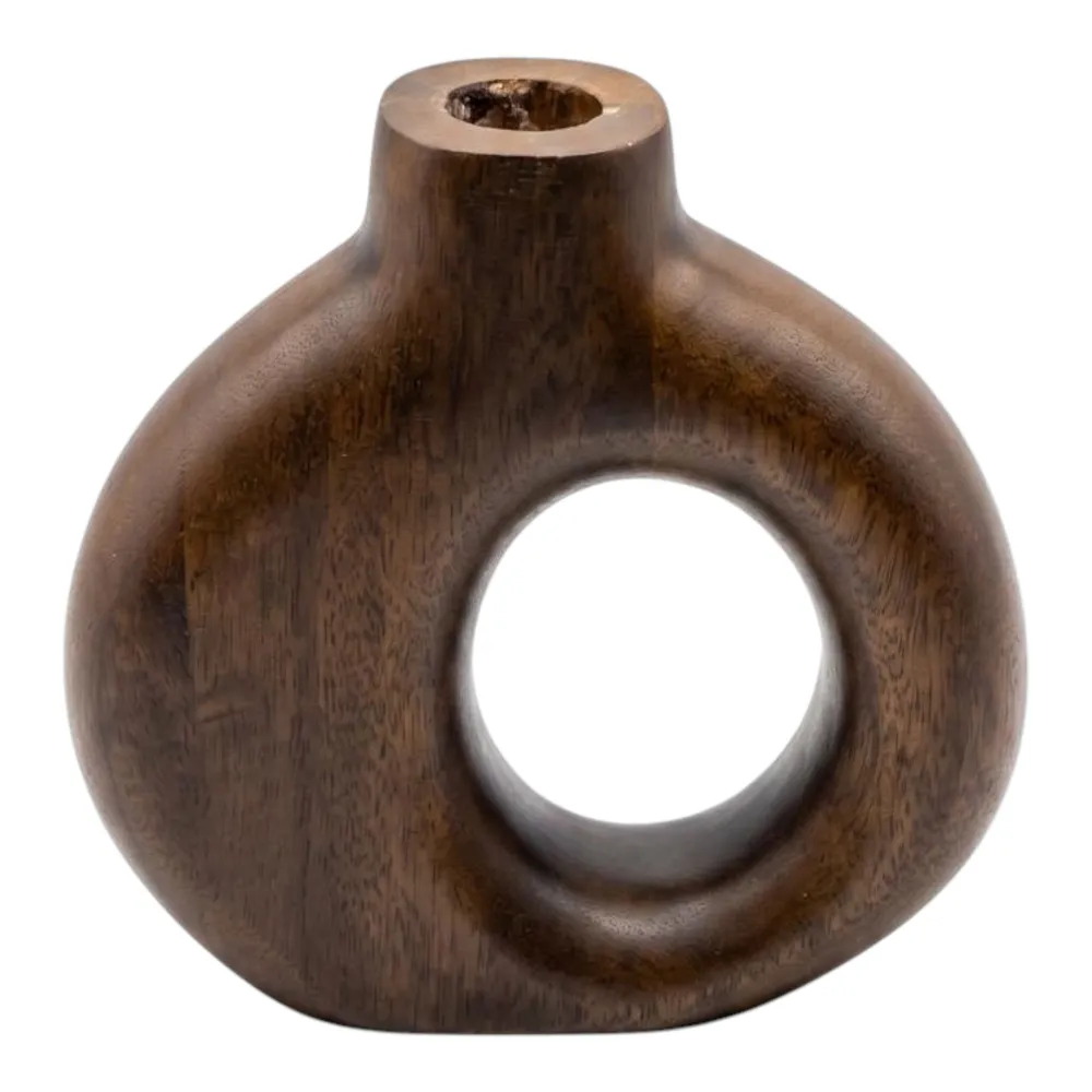 GRIFFINMOOR BROWN VASE 7 (IN)