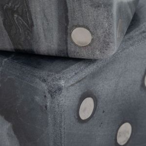 HAROLDPORT SET OF 2 GRAY GAMES 4 (IN) 7