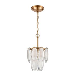 Curiosity 9'' Wide 1-Light Mini Pendant - Aged Brass 2