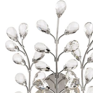 Crystique 14'' High 1-Light Sconce - Polished Chrome 3