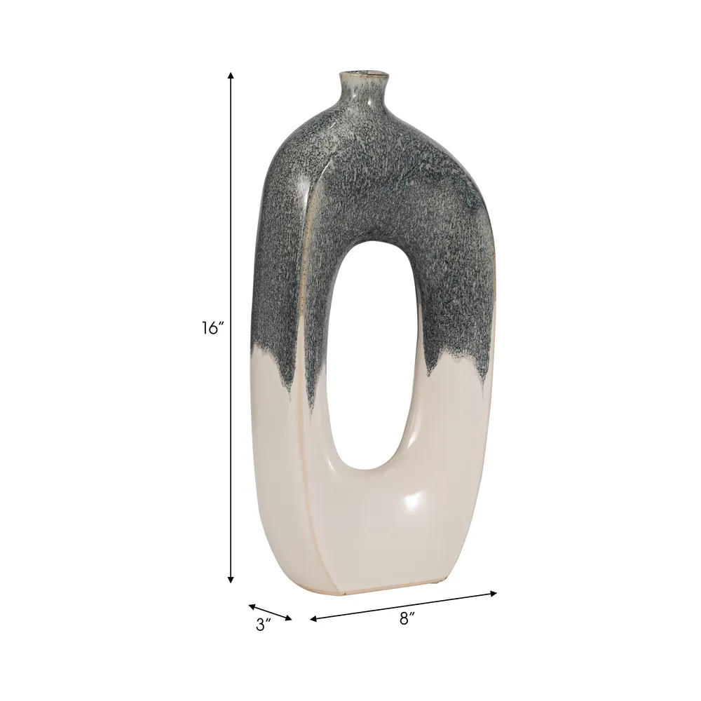 BRICE BLUE VASE 16 (IN)