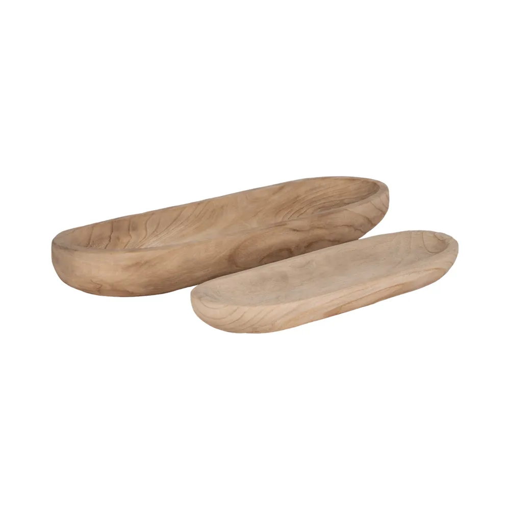 ELTONWIND SET OF 2 BROWN BOWLS 4 (IN)