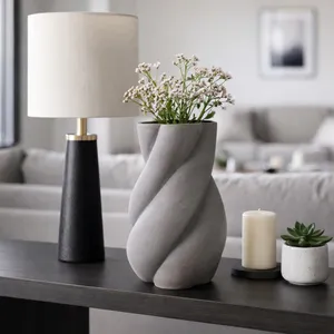 BROGANCREST GRAY VASE 15 (IN) 11