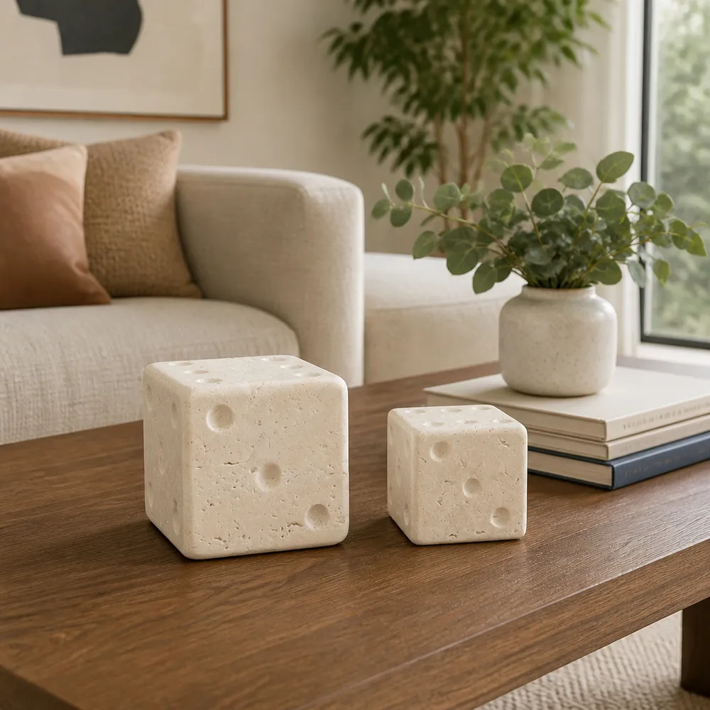 HAROLDPORT SET OF 2 IVORY DECOR 4 (IN)
