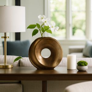 ELMONTSTONE BRONZE VASE 11 (IN) 2