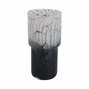 HALEYMOOR BLACK GLASS VASE 12 (IN) 5
