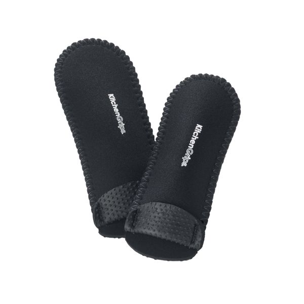 KG Deluxe Pan Handle Holder, 6-7"/15-18cm, 2pc Set, Black/Black