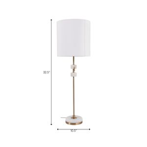 GARNETTHOLM GOLD LAMP 33 (IN) 9