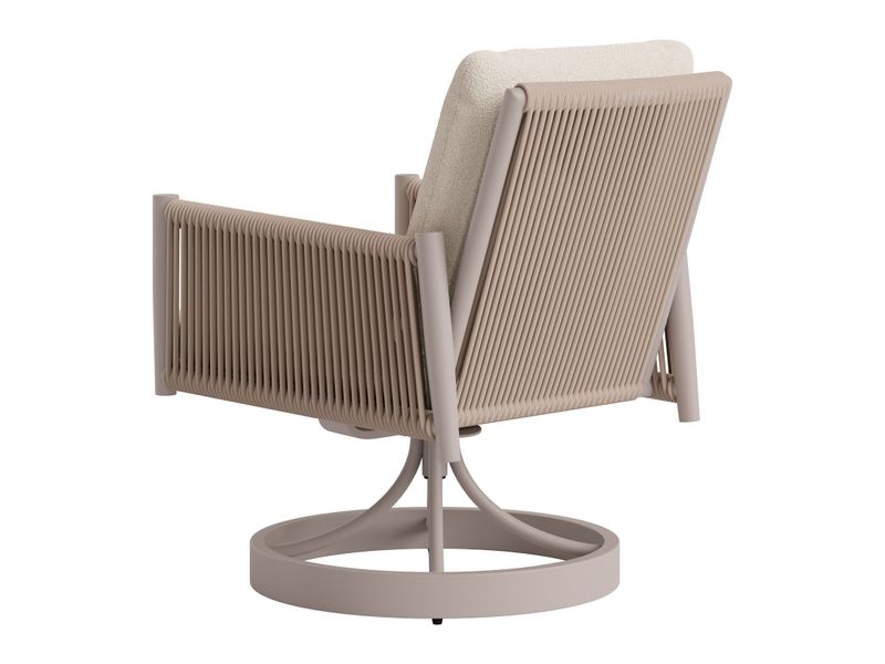 Rivan Swivel Dining Chair Beige 6