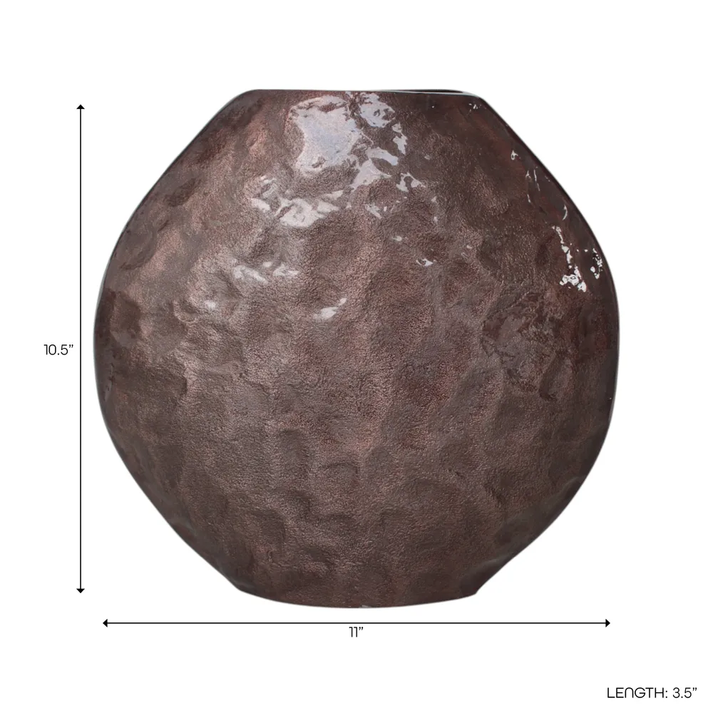 ARLENCLIFF BROWN VASE 11 (IN)