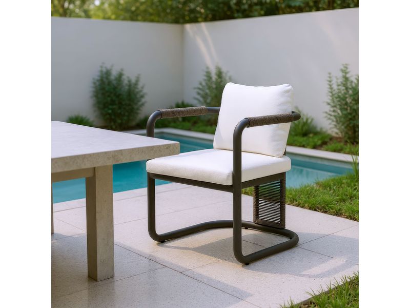 Ciel Dining Chair Ivory 2