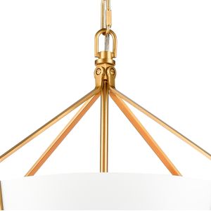 Marin 14'' Wide 1-Light Pendant - Satin Brass 3