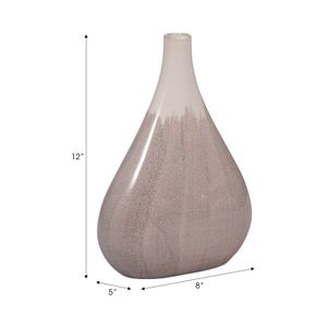 ALDERWELL WHITE VASE 12 (IN) 9