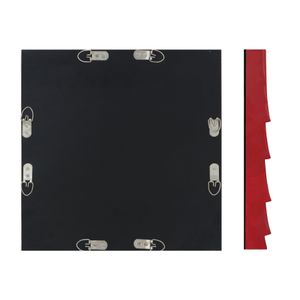 DOVERTON SET OF 6 RED ART 14 (IN) 9