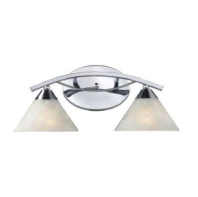 Elysburg 18″ Wide 2-Light Vanity Light - Polished Chrome