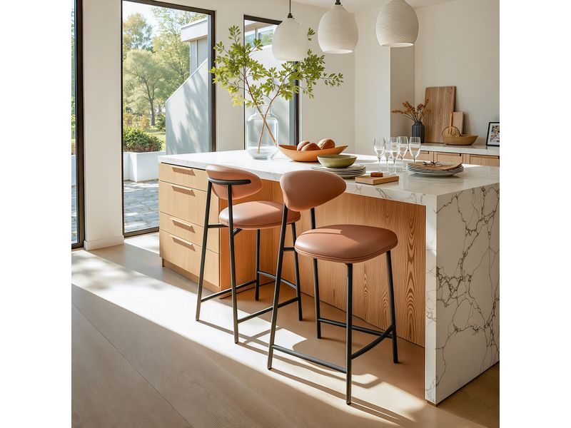Rorun Counter Stool Brown 9