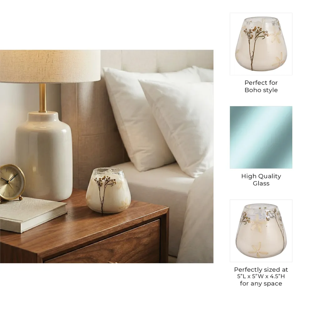 HENLEYGROVE PEACH CHERRY CANDLE 5 (IN)