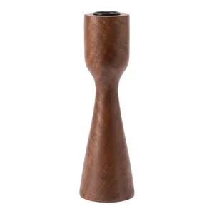 FARLEYSIDE BROWN CANDLE HOLDER 10 (IN) 1