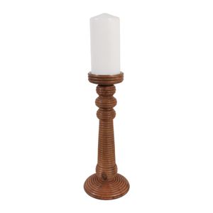 HACKETTRIDGE BROWN CANDLE HOLDER 13 (IN) 3
