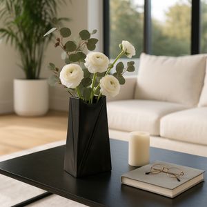 VERABROOK GRAY VASE 12 (IN) 11