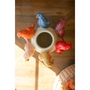 Ceramic Parrots Vase 5