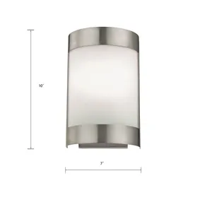 Zenith 10'' High 1-Light Sconce - Brushed Nickel 2