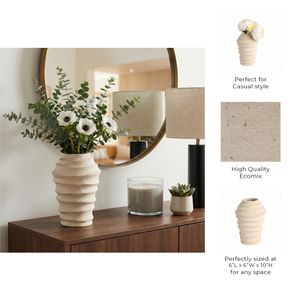 RIDERGATE IVORY VASE 10 (IN) 10