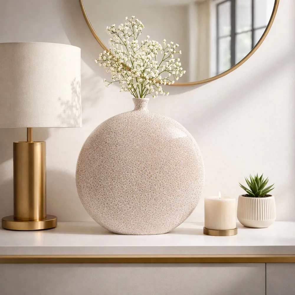 ALDENVIEW CREAM VASE 17 (IN)