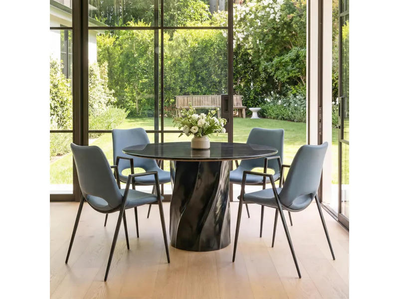 Desi Dining Chair Azure Gray 8