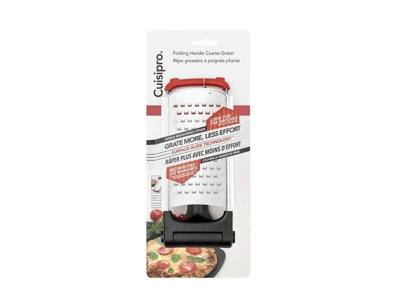 CUISIPRO Folding Grater - Coarse, SGT, 9x12.5x0.25/22.9x31.8x0.6cm 4
