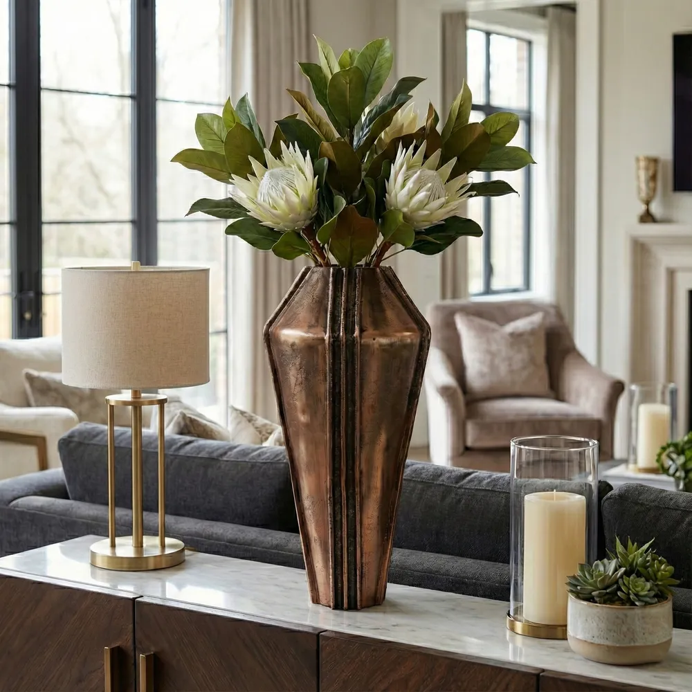 TILTONCROSS BRONZE VASE 22 (IN)