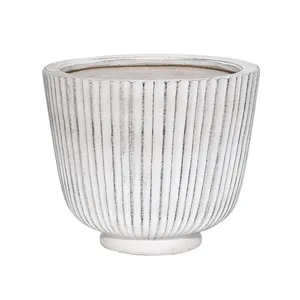 RIPLEYLAND SET OF 3 WHITE PLANTER 9 (IN) 3