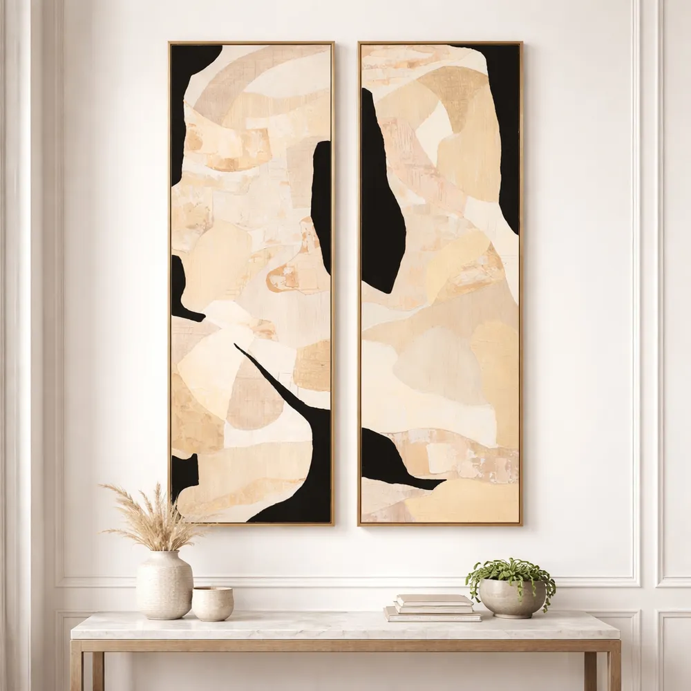 WARDWORTH SET OF 2 IVORY ART 2 (IN)