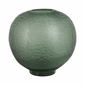 GROVERSTONE GREEN GLASS VASE 14 (IN) 1
