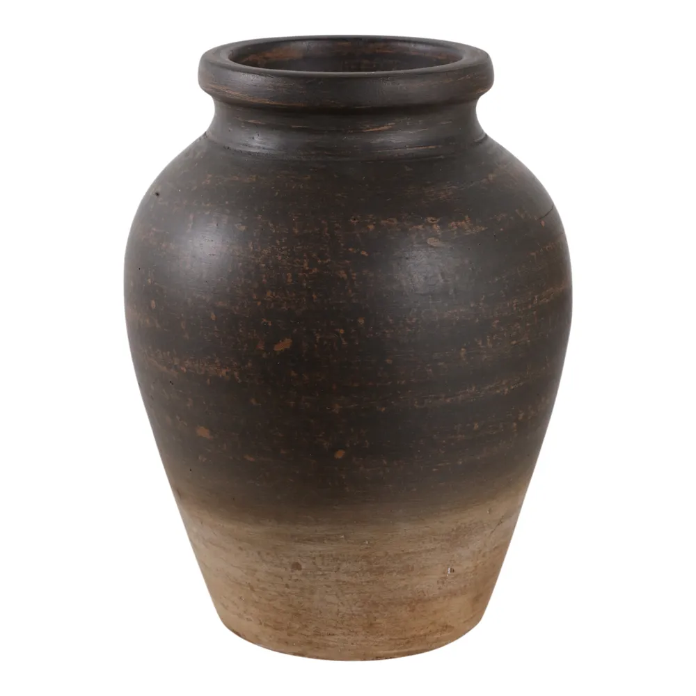 HAWLEYWORTH BROWN VASE 11 (IN)