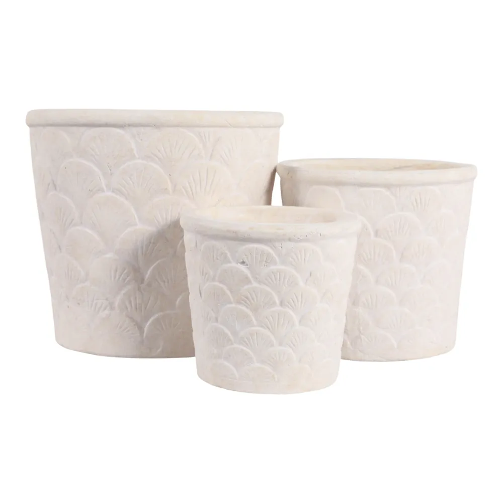 ROLANDGATE SET OF 3 BROWN PLANTER 9 (IN)