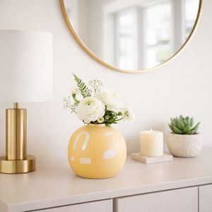 TIPTONTON YELLOW VASE 9 (IN) 13