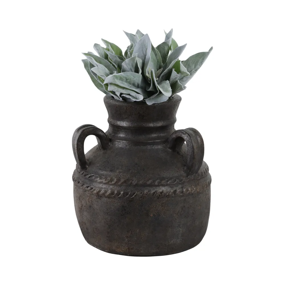 NOELWIND BLACK VASE 12 (IN)