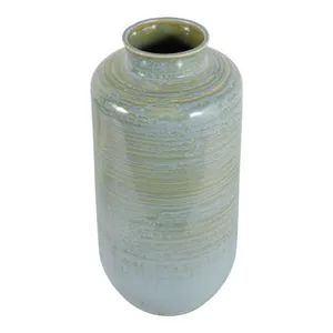 HOLLISSIDE GREEN VASE 16 (IN) 6