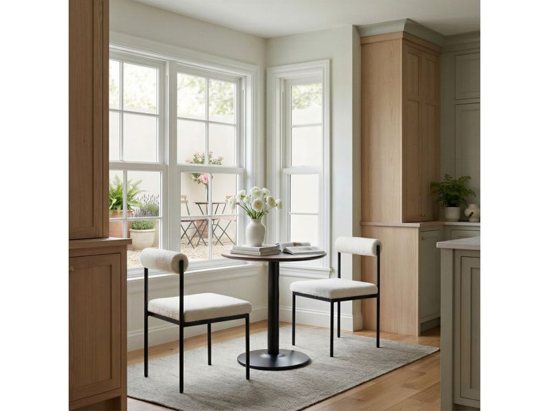Livorno Dining Chair Ivory 9