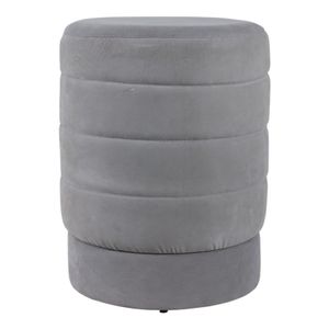PENNFIELD GRAY OTTOMAN 19 (IN) 5