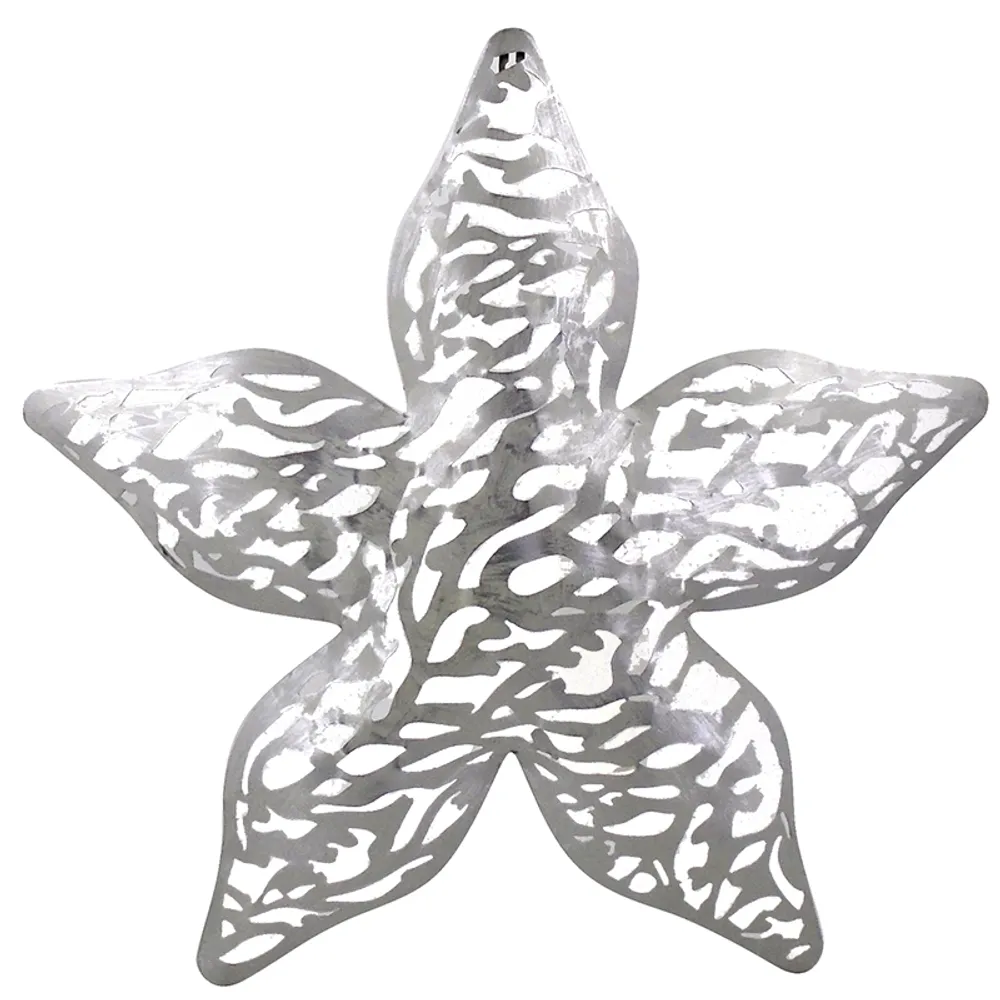 25" METAL STARFISH WALL DECOR