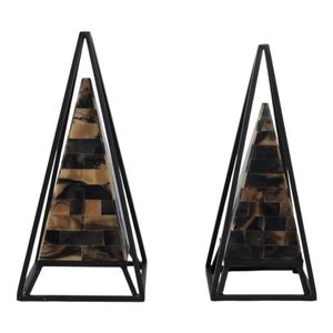 ZANEPARK SET OF 2 TAN DECOR 13 (IN) 4